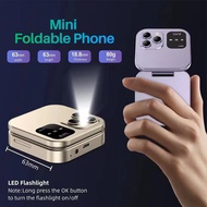 I16 Pro 2G Flip Phone 1.77 Inch Mobile Phone 1000mAh Battery Dual Nano SIM Camera Multilingual (Engl