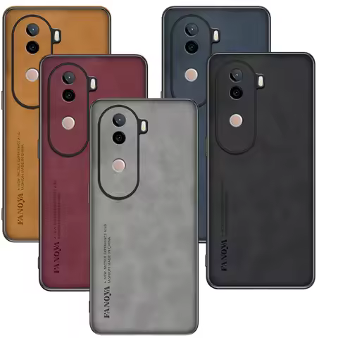 For Vivo V40E Matting Series Hard Plastic Skin Case,Frosted Leather Cover Case For iQOO Z9S 5G