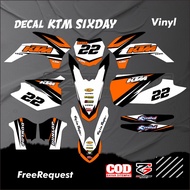 DECAL KTM SIXDAY DECAL KTM 250 KTM 85 FULL BODY STICKER KTM 250