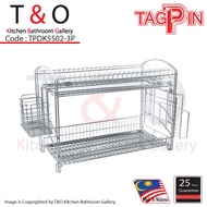 TAGPIN - 2 Tier Dish Rack with Full Acc.