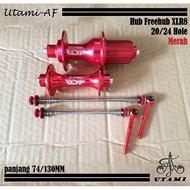 SELI XLR8 Hole 20/24 Freehub Hub Length 74/130mm VBrake