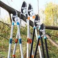 กรรไกรตัดกิ่ง ตัดกิ่งไม้ ด้ามยาว ปรับความยาว68-103cm. 6ระดับๆละ7cm.ใบมีดคมsk5
