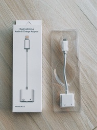 耳機轉接頭iphone14promax轉換器13pro音頻轉接線12充電xr二合一轉接口11手機轉有線x直播