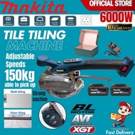 6000W Electric Tile Machine Mesin Lantai Mozek Cordless Tile Vibrator Tiling Machine Suction Cup Vib