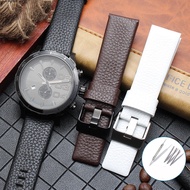 Genuine Leather Watchband Watch Belt For Die-sel Strap DZ1657 DZ1405 DZ1206 DZ4323 DZ7313 DZ7257 Mal