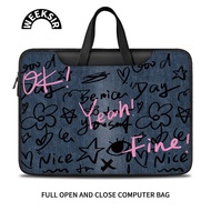 laptop sleeve laptop bag 15.6 inch WEEEKSIR Fashion Graffiti Laptop Bag Shock-resistant Shock-proof 