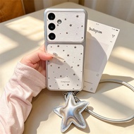 Simple Star Series Casing For Samsung S25 S26 S24 S23 S22 Ultra F07 Leather Grain Detachable Star Or