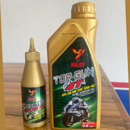 TOP GUN น้ำมันเครื่อง+น้ำมันเฟืองท้าย 4จังหวะ HOLDY โฮลดี้ ท็อปกัน