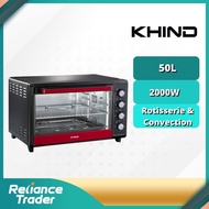 Khind 50L Electric Oven With Rotisserie & Convection Function OT50