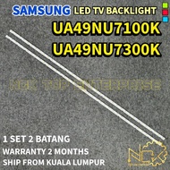 SAMSUNG UA49NU7100K UA49NU7300K TV LED BACKLIGHT BARU / NEW UA49NU7100 UA49NU7300