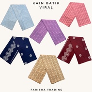 Kain Batik Viral / Batik Farisha / Siap dijahit / Kain Batik Siap Jahit