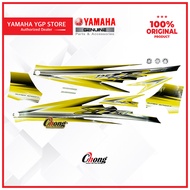Yamaha Body Cover Set Sticker & Stripe Y125ZR 125ZR Kuning di Raja 5XK-FG000-00-P4 HLY!