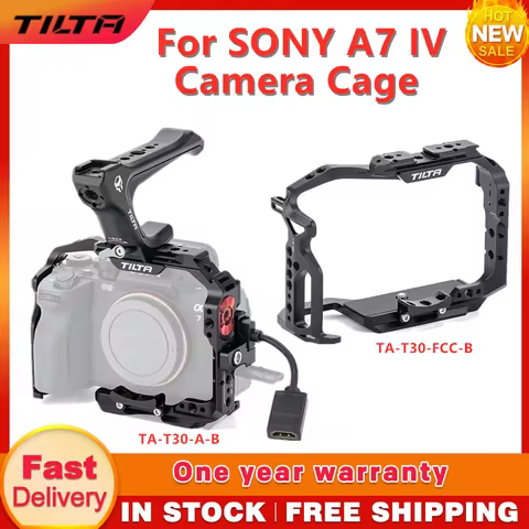TILTA TA-T30-FCC-B for Sony A7M4 Camera Cage for Sony a7 IV Pro Kit for Sony a7 IV A1 A7S3 A7R4 A9 A