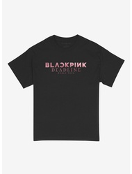 เสื้อยืดแขนสั้น BLACKPINK Deadline Tour สำหรับผู้หญิง ผ้าฝ้าย