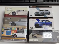 TARMAC + BM CREATIONS + XCARTOYS - 全新 - 6車1套 - UTOPIA - SKYLINE 2000 GT-R - NISSAN S-CARGO - PAJERO 