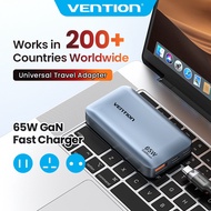 Vention  65W GaN Charger 65W Travel Adapter USB C Charger Ultra Slim Fast Charger Travel Charger US 