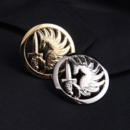 French Foreign Legion Paratrooper Beret Badge Replica Metal Brooch Epaulets Airborne Wing Sword Comm