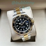 ROLEX 勞力士 Deepsea 鬼王 間金黑面自動機械潛水腕錶 男款 44mm