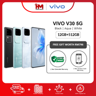 Vivo V30 5G Smartphone (12GB RAM+512GB ROM) | Original Vivo Malaysia