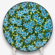 波蘭手繪手工陶-圓盤 19cm 富貴藍系列 設計師款