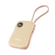 omars 炫彩多功能行動電源 有標示Wh 自帶線 磁吸無線(黃)