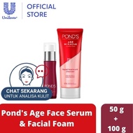 Ponds Age Miracle Face Serum 30 mL &amp; Ponds Age Miracle Facial Foam 100