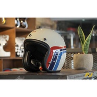 P & J Songshan Store EVO vintage Retro Hat Classic Old Flavor 3/4 Small Cap Body Safety Helmet Paint