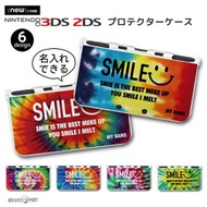 名入れ プレゼント new3DS LL カバー ケース new 3DSLL new 2DS LL 3DS LL カバー Nintendo かわいい おしゃれ 大人 子供 キッズ おもちゃ ゲーム ギフト スマイル ニコちゃん タイダイ