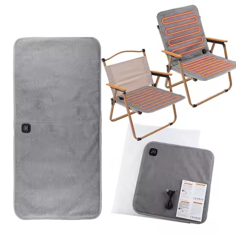 5V 2A Type-C Powered Heated Camping Mat Electric Heating Pad Portable Body Warming Office Car Chair 