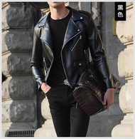 m3 kollection jacket. semi kulit lengan panjang ramones terbaru
