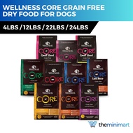 Wellness CORE Grain Free Dry Food for Dogs 4lb 12lb Puppy Original Health Weight High Protein Formul