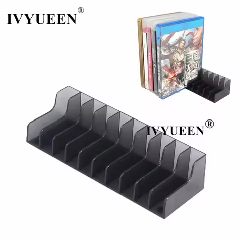 IVYUEEN 1 PCS for PlayStation 5 4 PS4 PRO Console Game Card Box Storage Stand Holder for Play Statio
