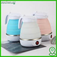 SUCHENSG Water Kettle, Mini Foldable Electric Kettle, Portable Leakproof 600ml 110V/220V Silicone Ke