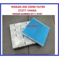 NISSAN AIR COND FILTER  27277-1HA0A NISSAN ALMERA N17 / N18T
