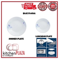 [Corelle Loose] Corelle Loose Deluxe Blue Floral Dinner Plate / Luncheon Plate