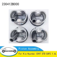 Brand New Engine Piston Assembly For Kia Hyundai CVVT G4fc 1.6L OEM 230412B0