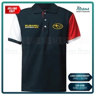 G Polo T Shirt Sulam STi Subaru WRC Rally Impreza WRX Turbo Car Racing Baju Lelaki Club Tuning Motorsport Performance