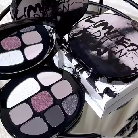 Joocyee Smoky Amber Eye Shadow Palette Matte Pearl 8 Colours Professional Make Up Waterproof Long La