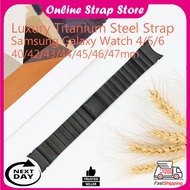 [KL Stock] Luxury Titanium Alloy Strap For Samsung Galaxy Watch 7/ Watch 6 Classic/6 / Watch 5 Pro/5
