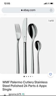 Wmf palermo cutlery 24pcs 西餐餐具刀叉匙羹套裝