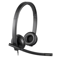 Logitech USB H570E wired headset - USB port connection, wired volume control, good noise cancellatio