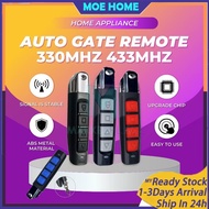 Mini Clone Remote Control 4-button Auto Gate Remote Control 330MHz 433MHz Automatic Door Remote Cont