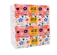 KCA Ultra Soft Facial Tissue Paper 130 x 3 ply x 4 Packs