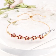 Hyl Jewelry  333B Wanita gelang titanium gelang tahan karat terbaru dan gelang perak tidak pudar aks