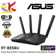 ASUS RT-BE58U WIFI 7 ROUTER DUAL BAND BE3600 2.5G WAN 2.0GHZ QUAD CORE CPU / AIPROTECTION PRO - EXTE