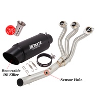ZKWDSS MT-09 FZ-09รถจักรยานยนต์ยามาฮ่าMT09 FJ09 900 GT 2015-2021ท่อไอเสียแบบเปิดหน้า