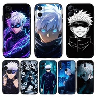 for OPPO A57E A58 A58X A59F1s A60 A74 A76 A77F3 A78 A79 Anime Gojo Satoru A,3 4Y23 TPU Black Soft Si