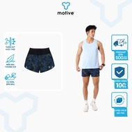 Quần Short Thể Thao Chạy Bộ Nam Đa Năng MOTIVE MEN SHORT BELT - Màu Đen/Xanh
