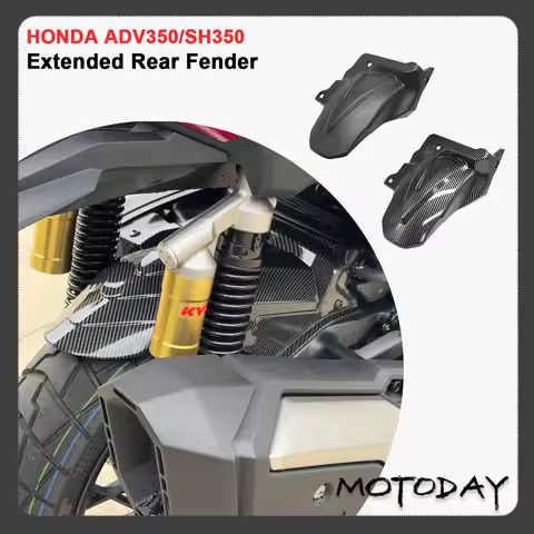 For HONDA ADV350 Extended Rear Fender SH350 Accessories ADV350 2025 ADV350 ​Modified Mud Guard Motor