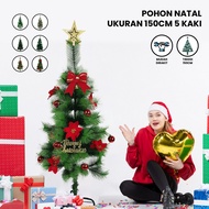 Fir Christmas Tree Size 150CM 5ft Plastic Material Christmas Decoration/Christmas Tree 5Feet Christm